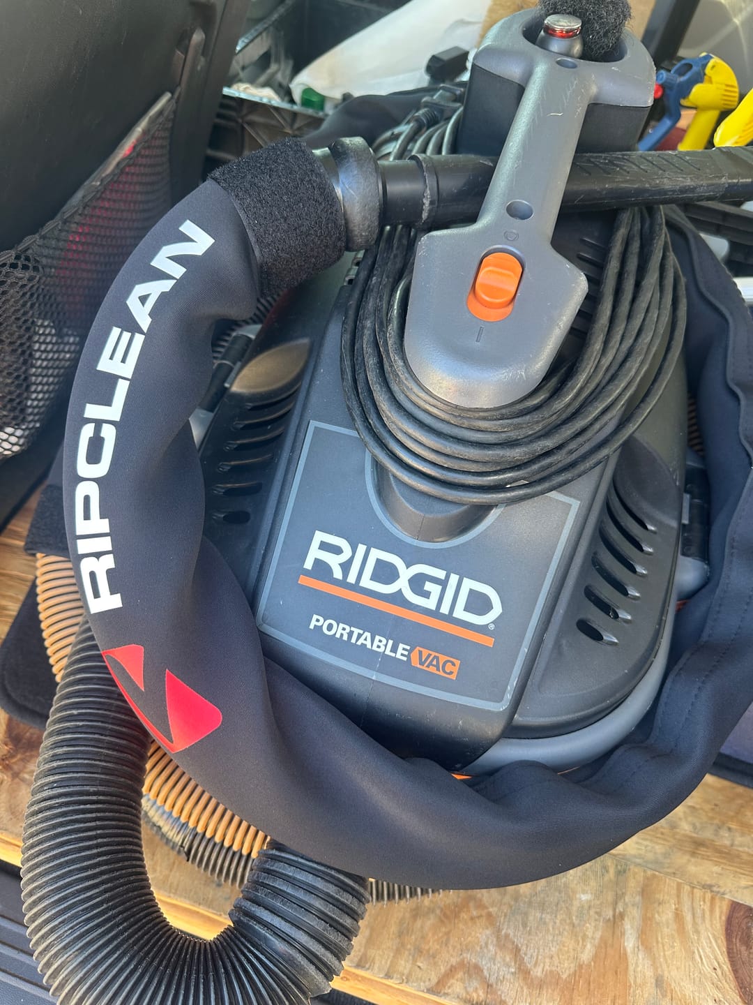 Customer photo review of Ripclean™ Shop Vacuum Hose Sleeve Cover