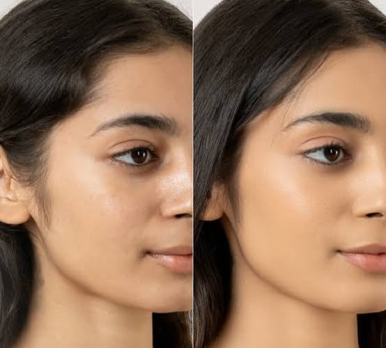 Customer photo review of Revaglow Instant Skin Lightening Face Wash