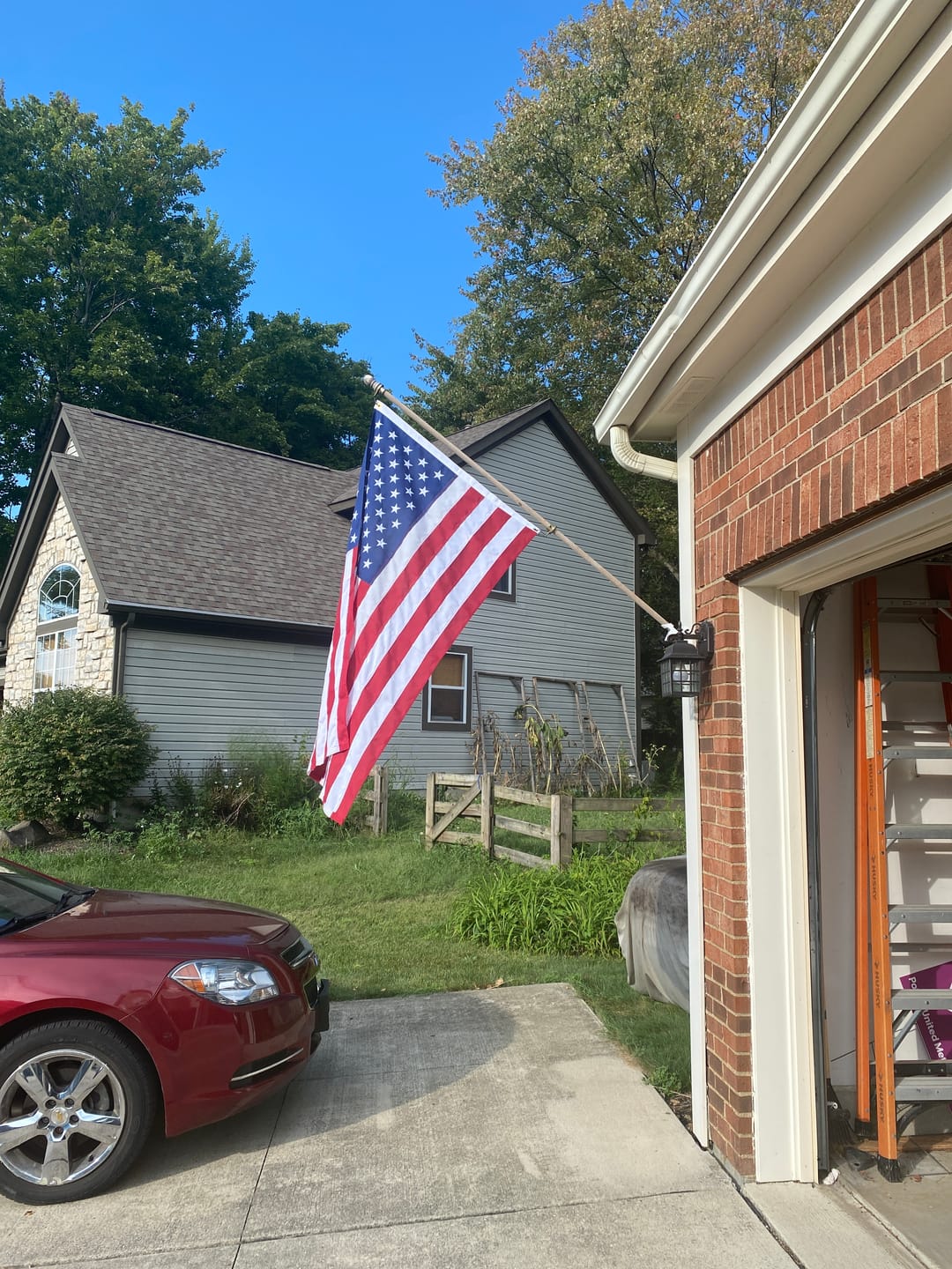 Customer photo review of Ultra Heavy Duty American Flag - 2-ply Polyester - Made In USA