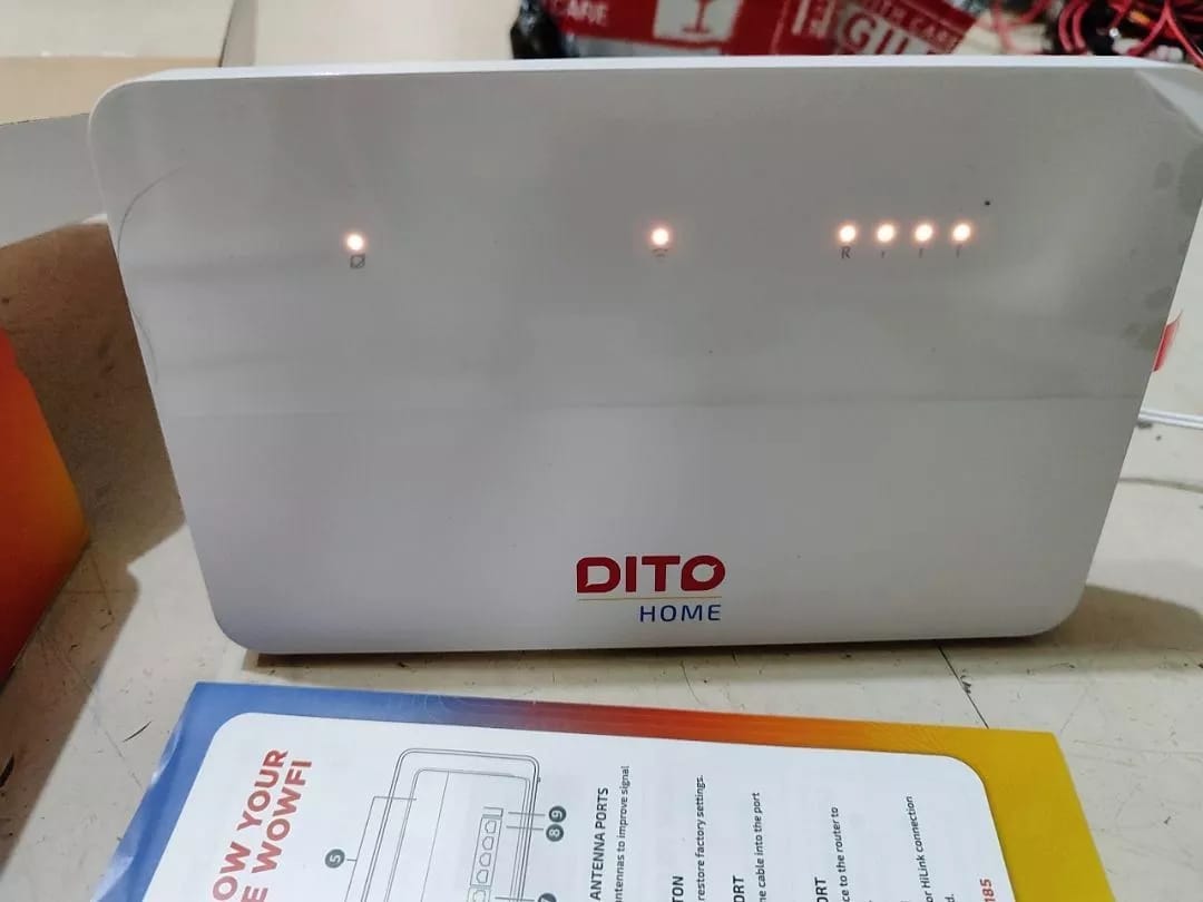 Customer photo review of DITO Home WoWFi Pro w/ Unli Data for 15/30Days