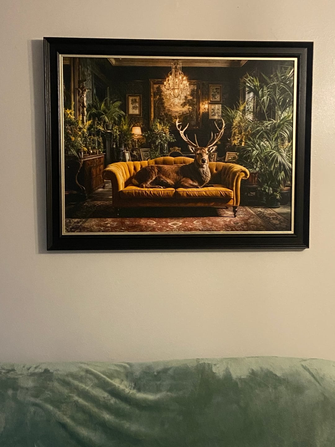 Customer photo review of Lounging Stag By Artko