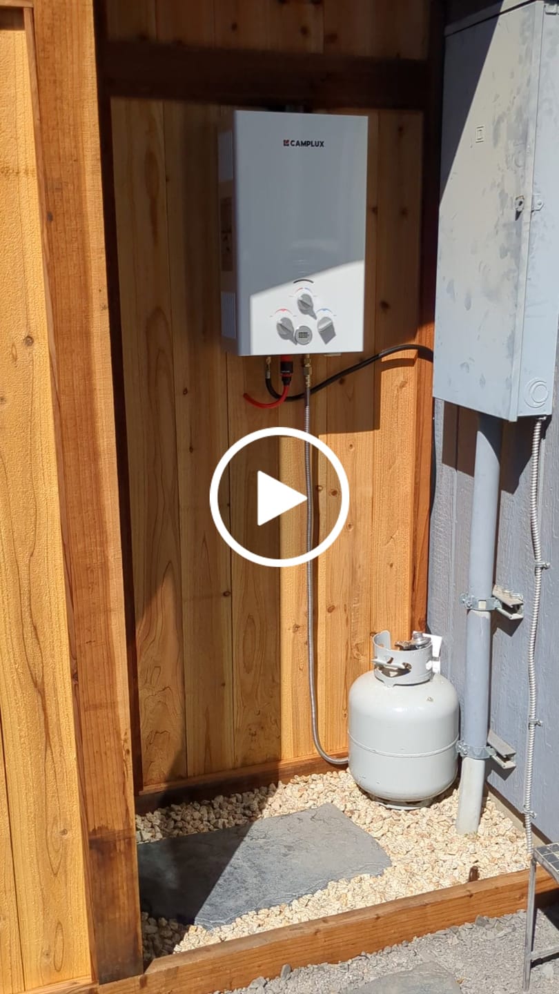Customer video review of Camplux Pro Portable Water Heater