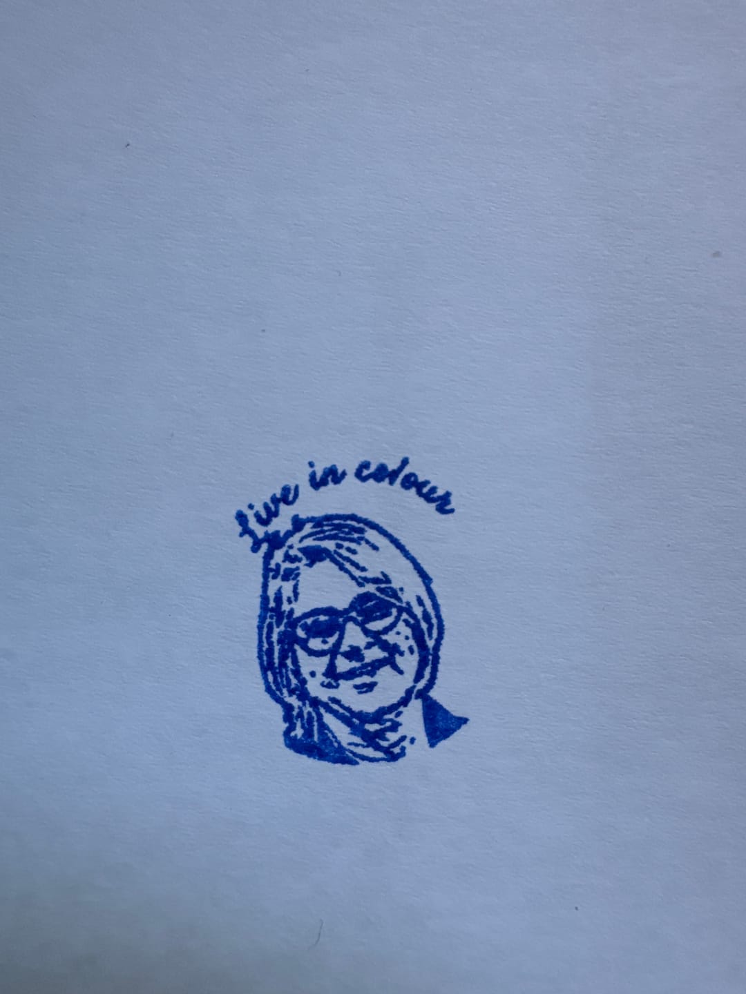 Customer photo review of Face Stamp ¦ Self-Inking Stamp ¦ CA