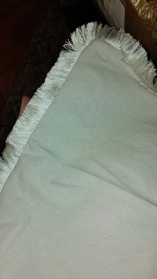 Customer photo review of French Flax Linen Pillowcase