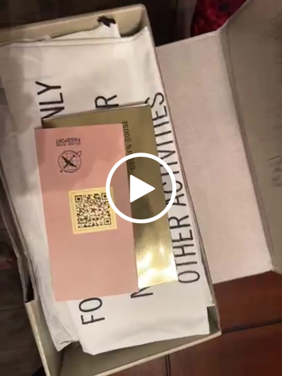 Customer video review of Golden Goose 2025 Star Sneaker Ivory Black mix Blue Cowhide 500614