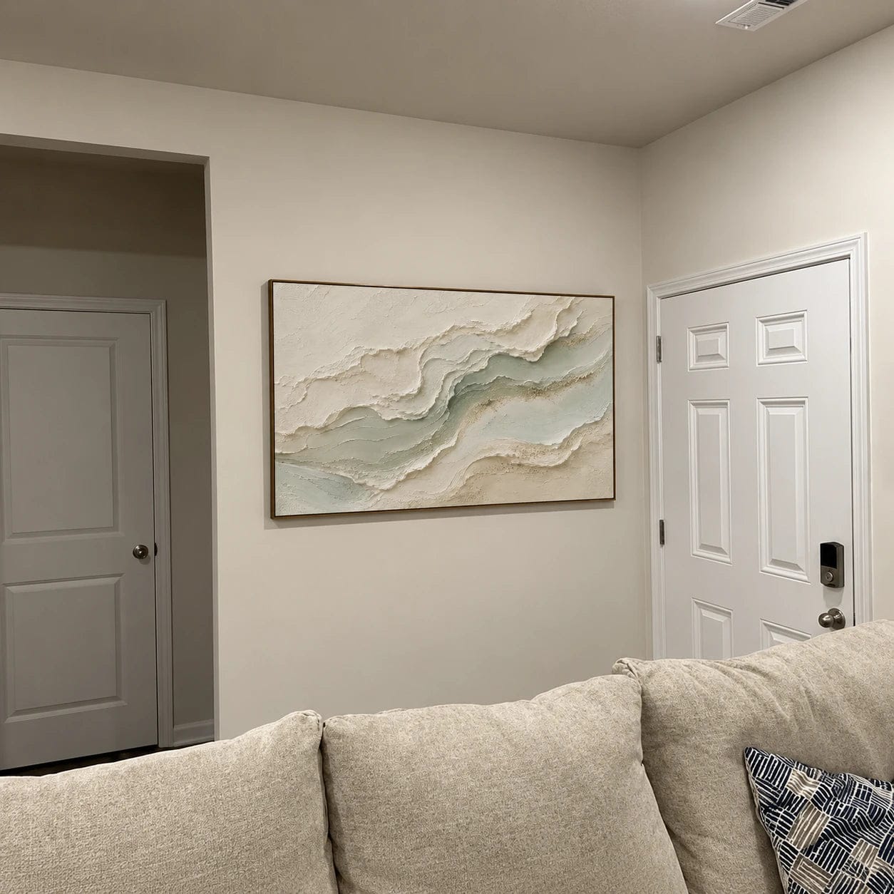 Customer photo review of Textured & Impasto Art｜Sage Mineral Flow