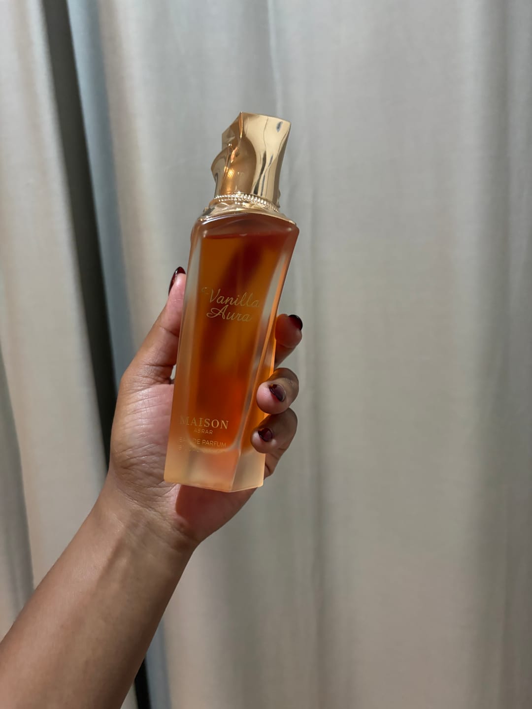 Customer photo review of Vanilla Aura Eau De Parfum 100ml - Maison Asrar