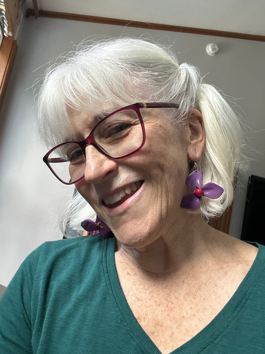 Customer photo review of Garden Earrings