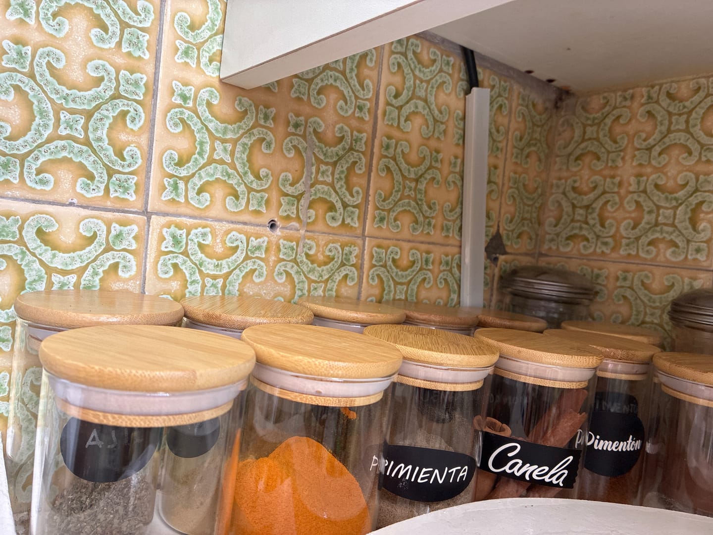 Customer photo review of Set X6 Frascos Especieros Con Etiquetas Organizacion Homilu
