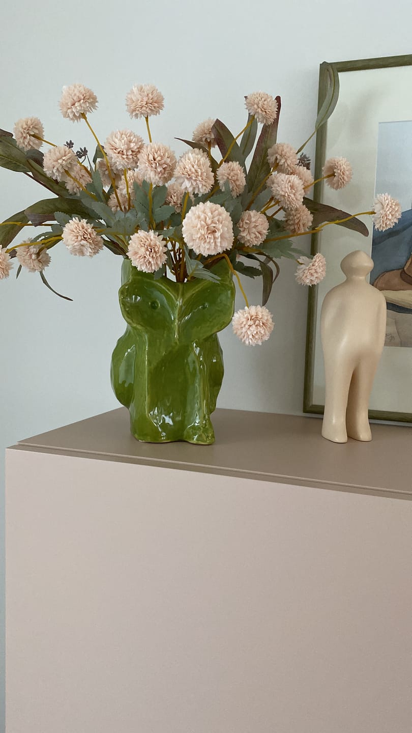 Customer photo review of Zijden Kiku Bloemen - Crème
