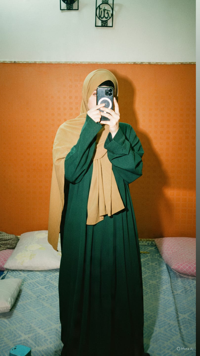 Customer photo review of Plain Abaya Deal