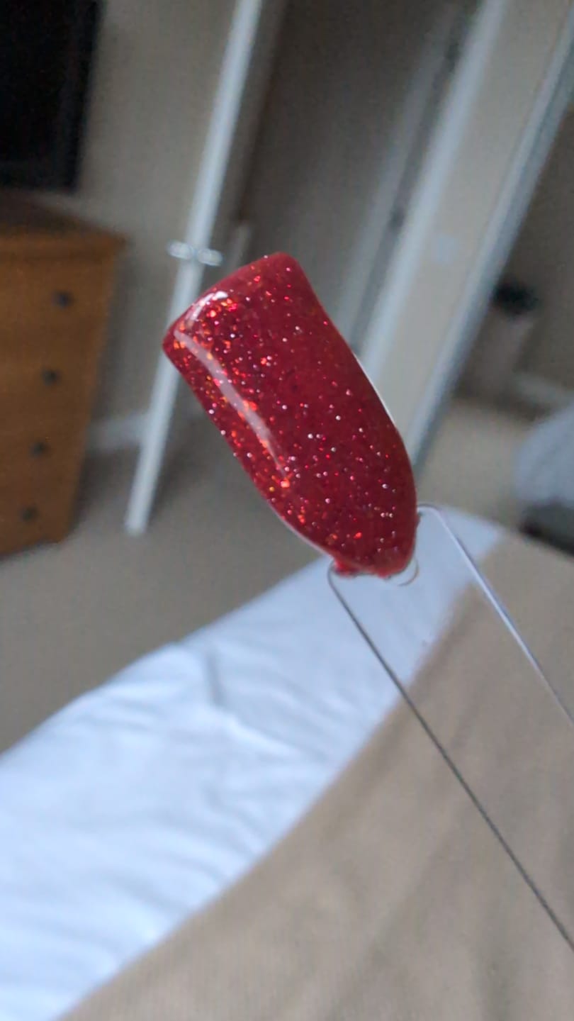 Customer photo review of Semilac 609 Snow Berries UV Gel Polish