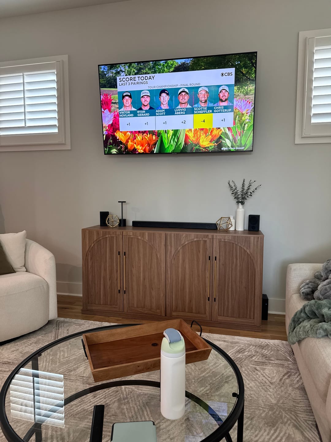 Customer photo review of Jagger 65" Double-Arc Wood Door Sideboard