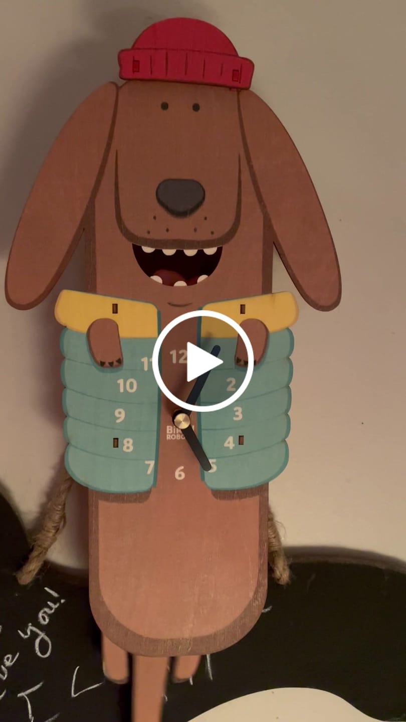 Customer video review of Gus the Dachshund Pendulum Clock