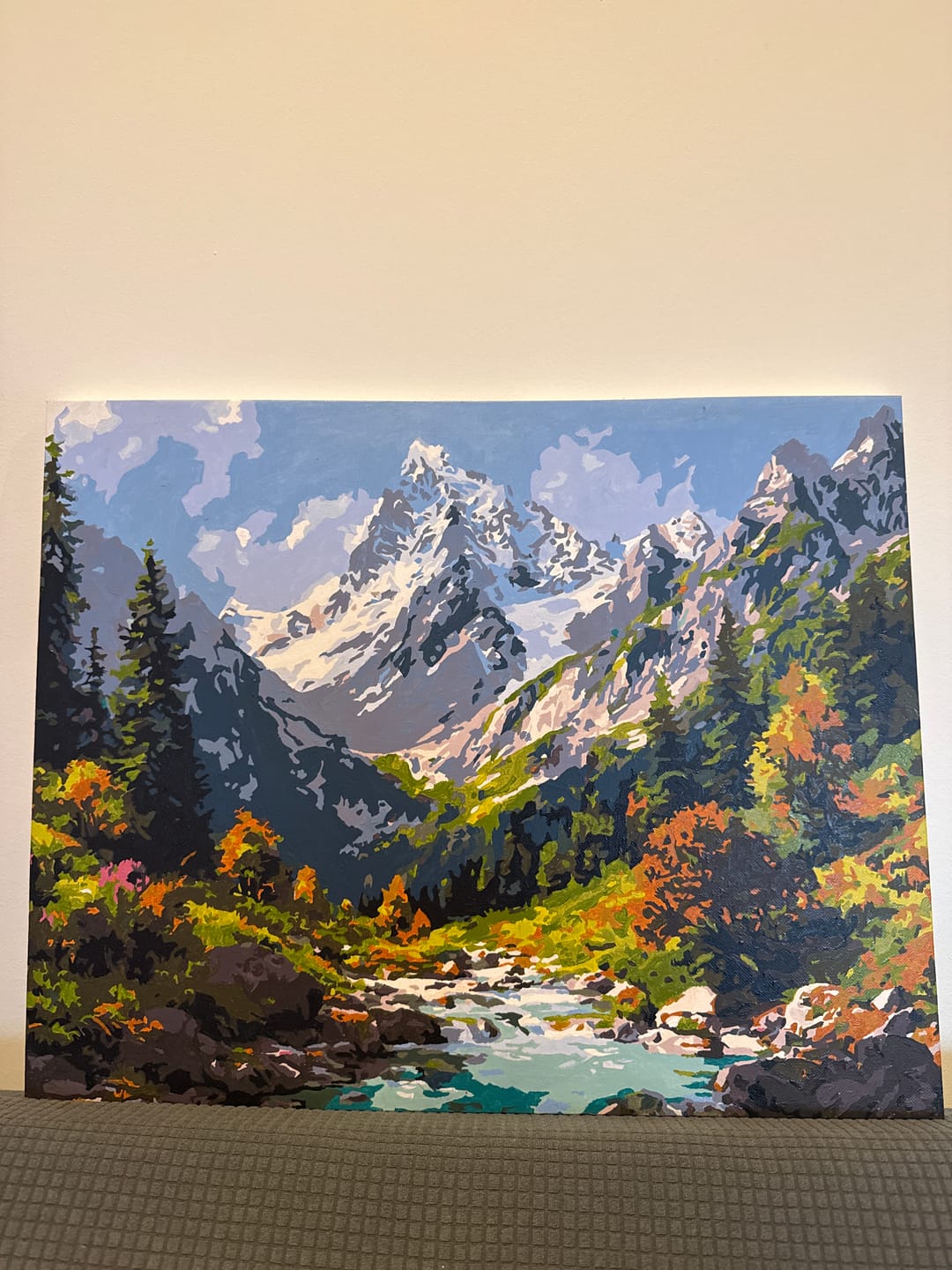 Customer photo review of Source of nature | Paint by Number