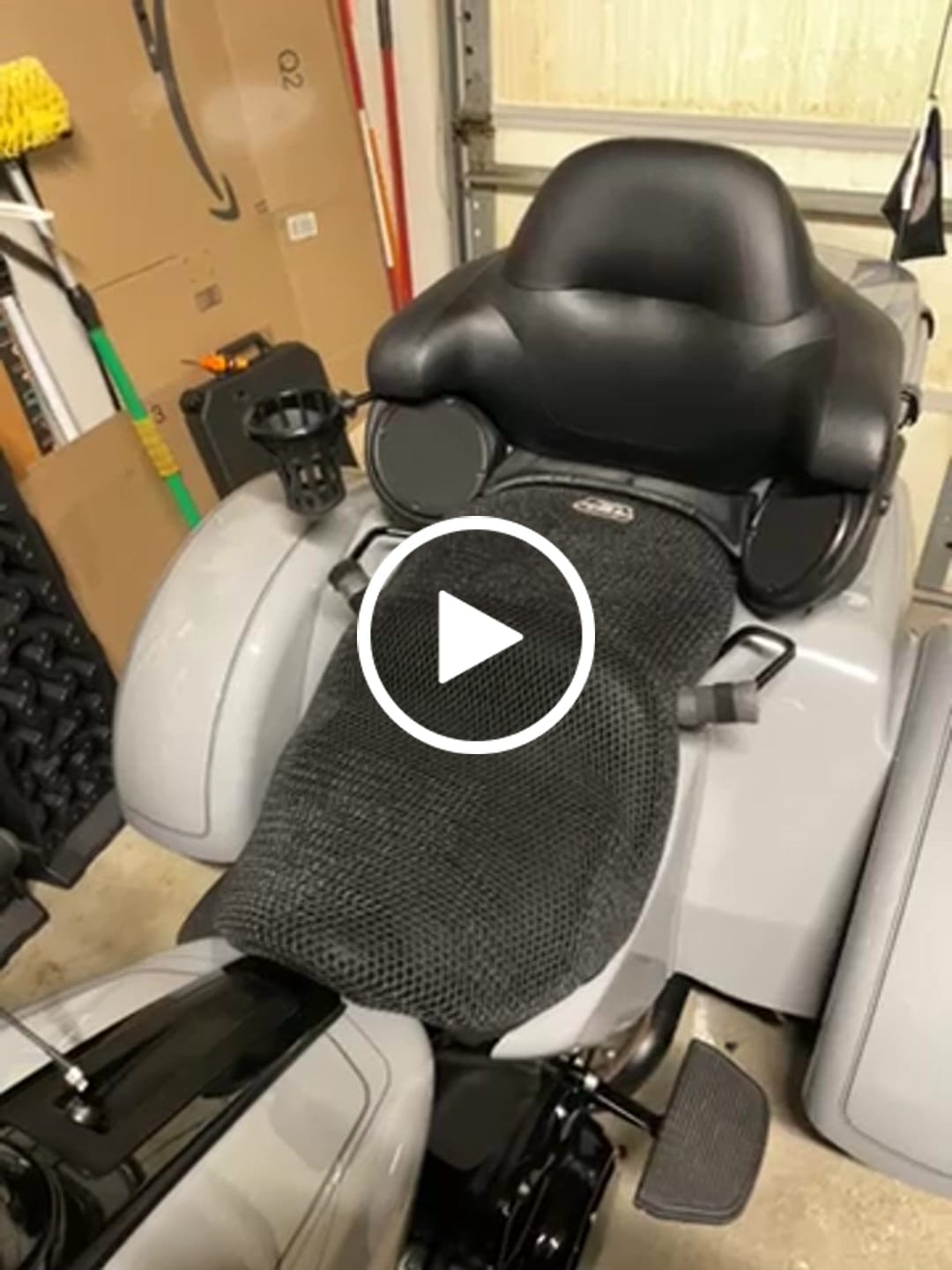 Customer video review of Wind Rider Seat Cover