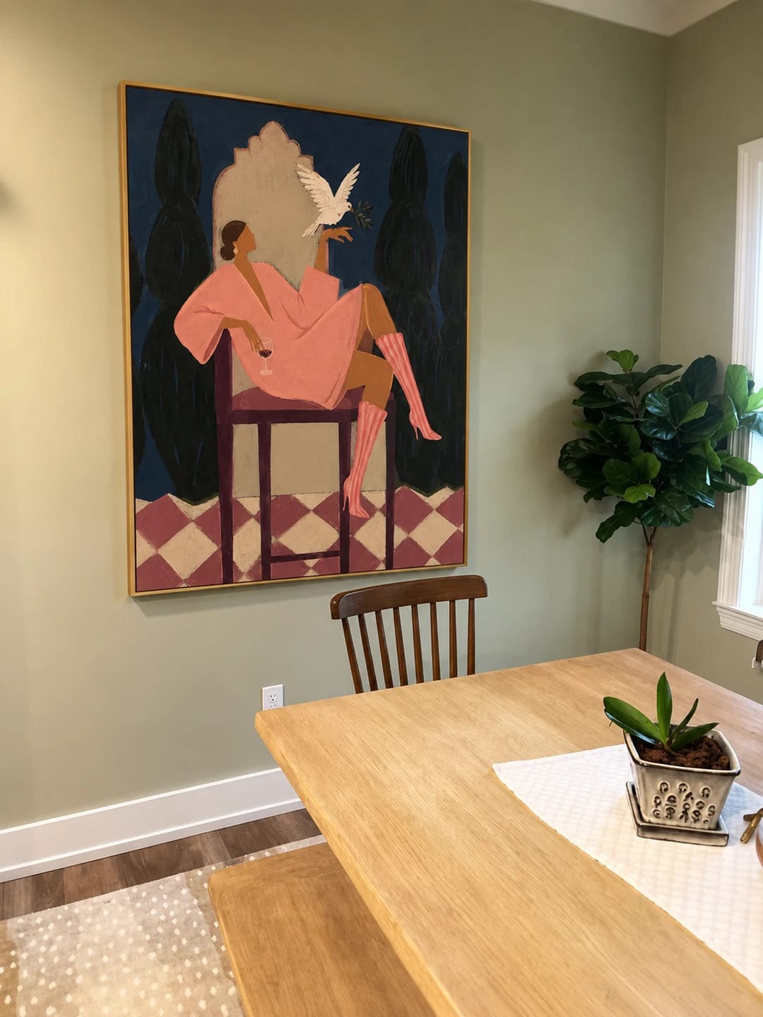 Customer photo review of Modern Folk Art｜Olive Branch Muse