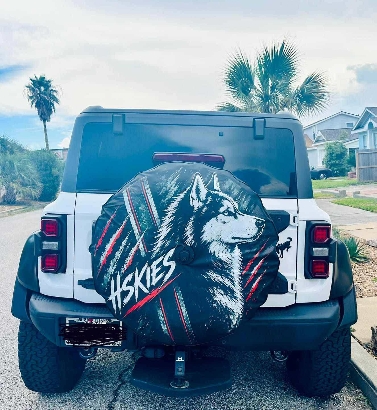 Customer photo review of CUSTOM Ford Bronco Tire Cover