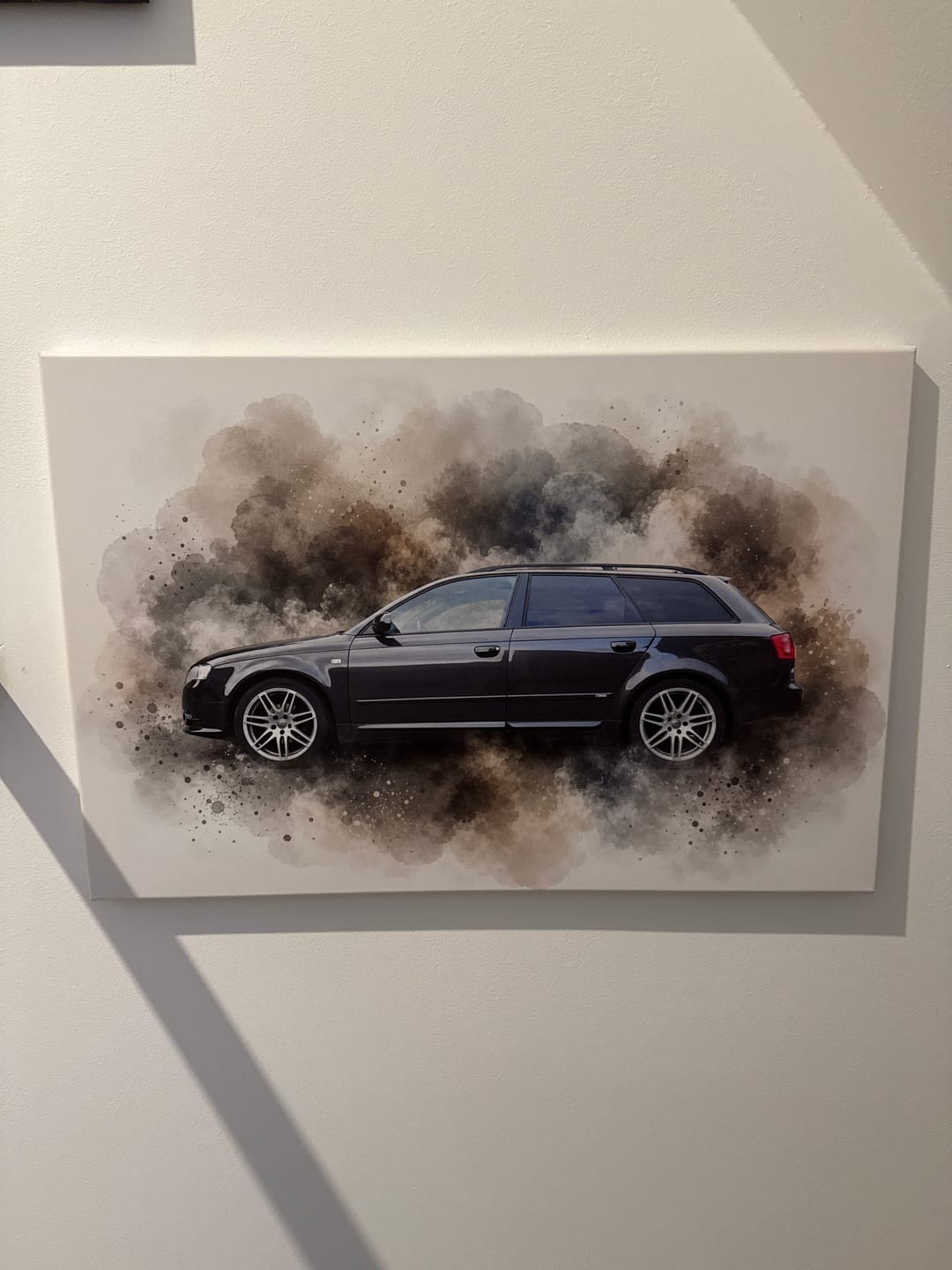 Customer photo review of Dein Fahrzeug als Kunstwerk – mit Live-Vorschau, als Poster oder Leinwand