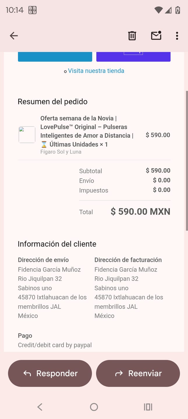 Customer photo review of Oferta Flash | LovePulse™ Original – Pulseras Inteligentes de Amor a Distancia |⌛ Últimas Unidades