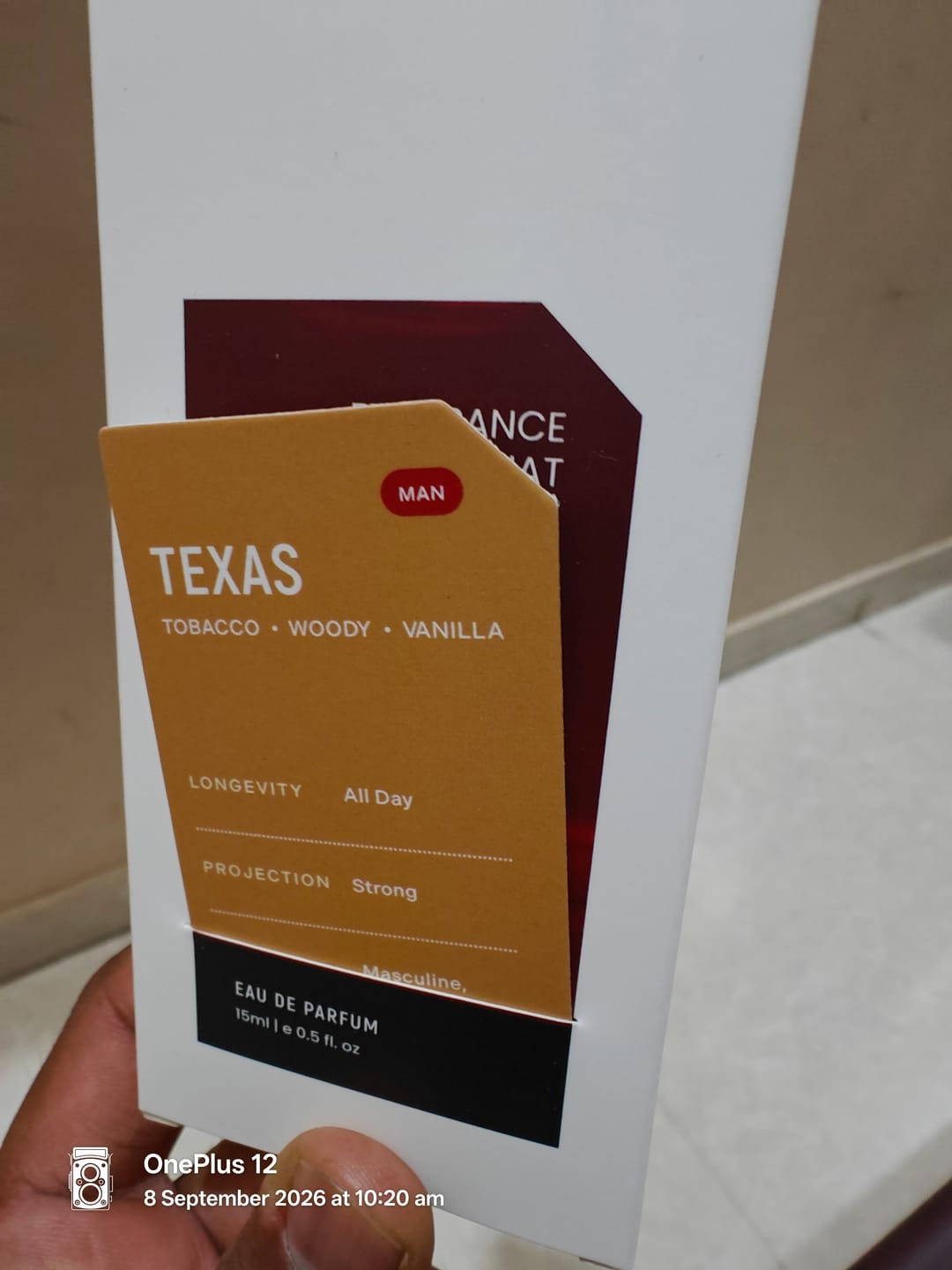 Customer photo review of Texas | Eau De Parfum
