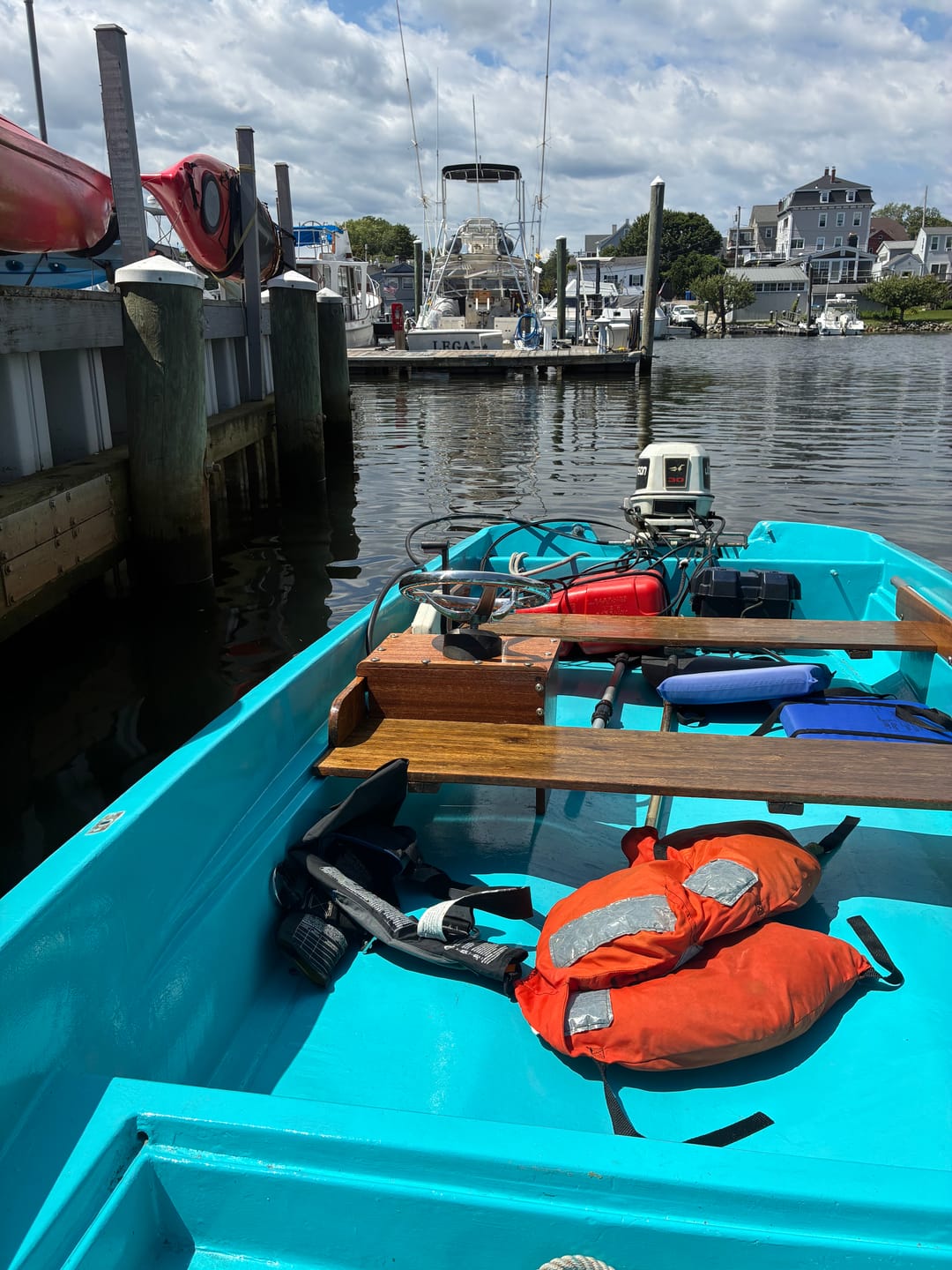 Customer photo review of Boston Whaler 3 Piece OEM Rub Rail - *Off White With Black Insert*  - Fits Classic 9' - 17'
