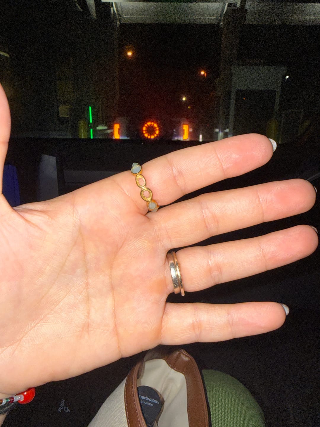 Customer photo review of Elise Moonstone Ring