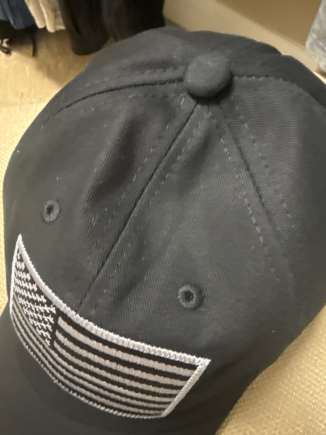 Customer photo review of America 250th Anniversary Hat – American Flag Baseball Cap 1776 - 2026 (Exclusive)