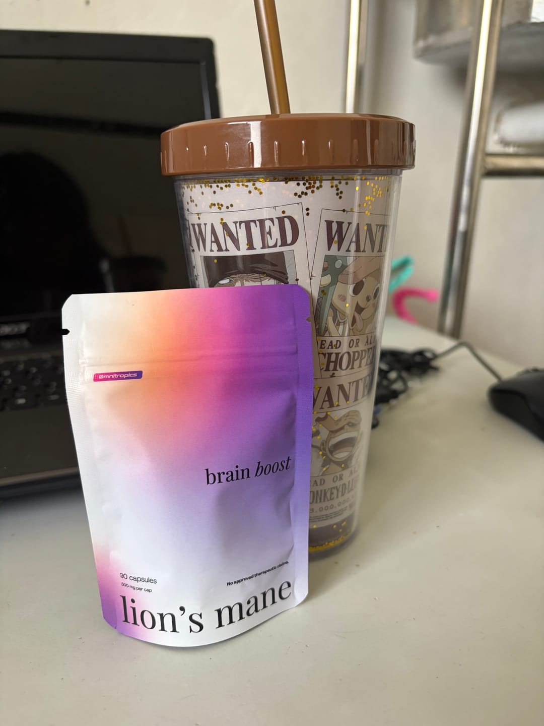 Customer photo review of Omnitropics™ Brain Boost Premium Lion's Mane (30 Capsules)
