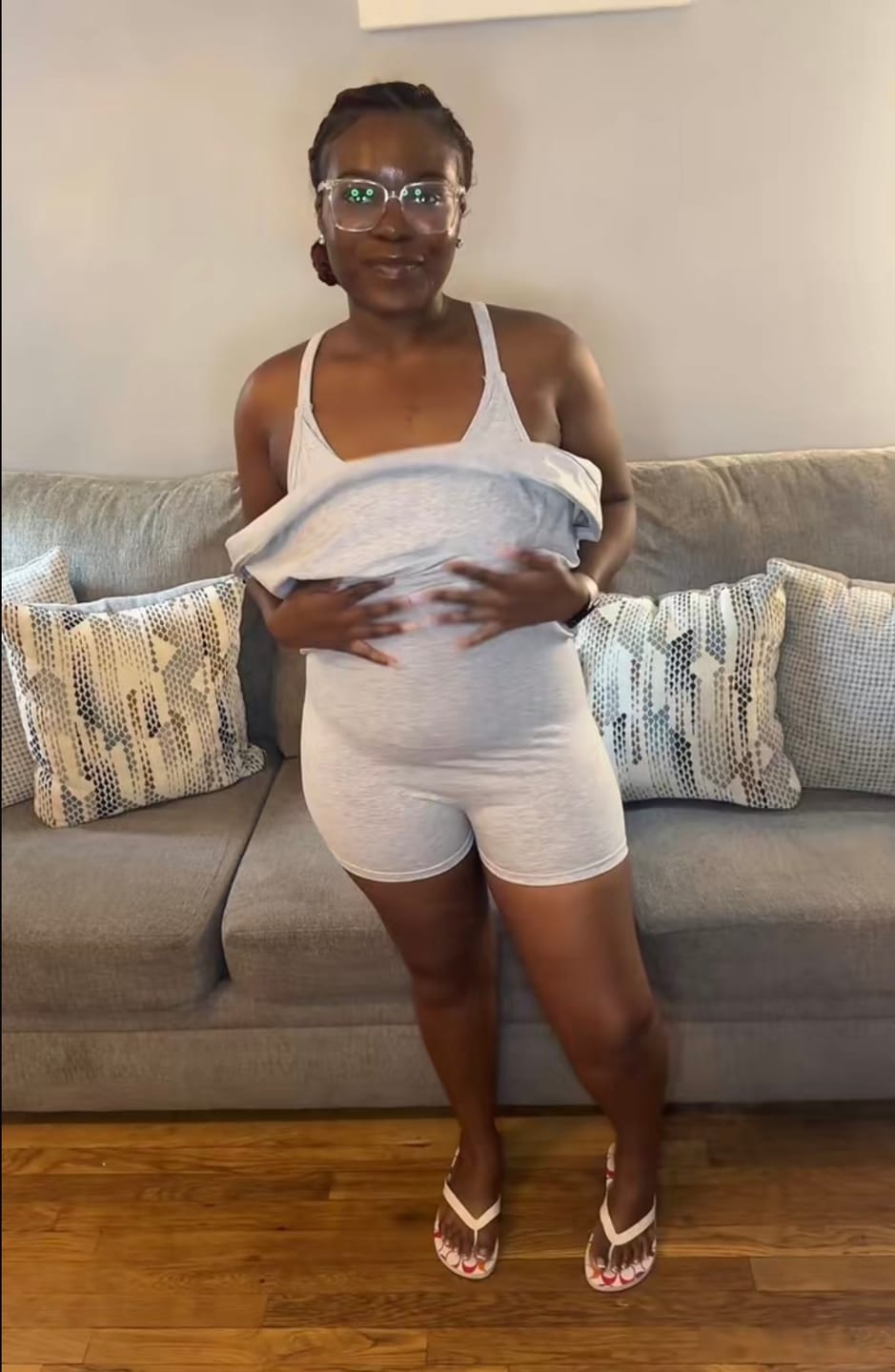 Customer photo review of The Everyday Mini Dress