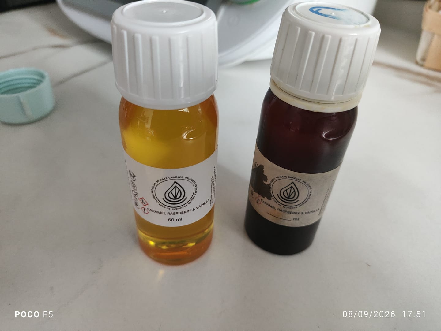 Customer photo review of Fragancia CARAMEL RASPBERRY & VAINILLA