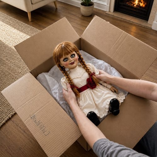 Customer photo review of HauntLab™ Possessed Walking Doll