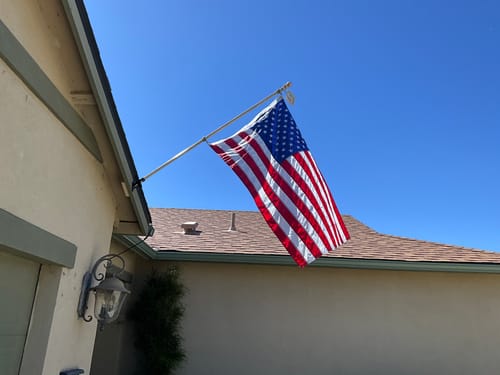 Customer photo review of 3' x 5' American Flag