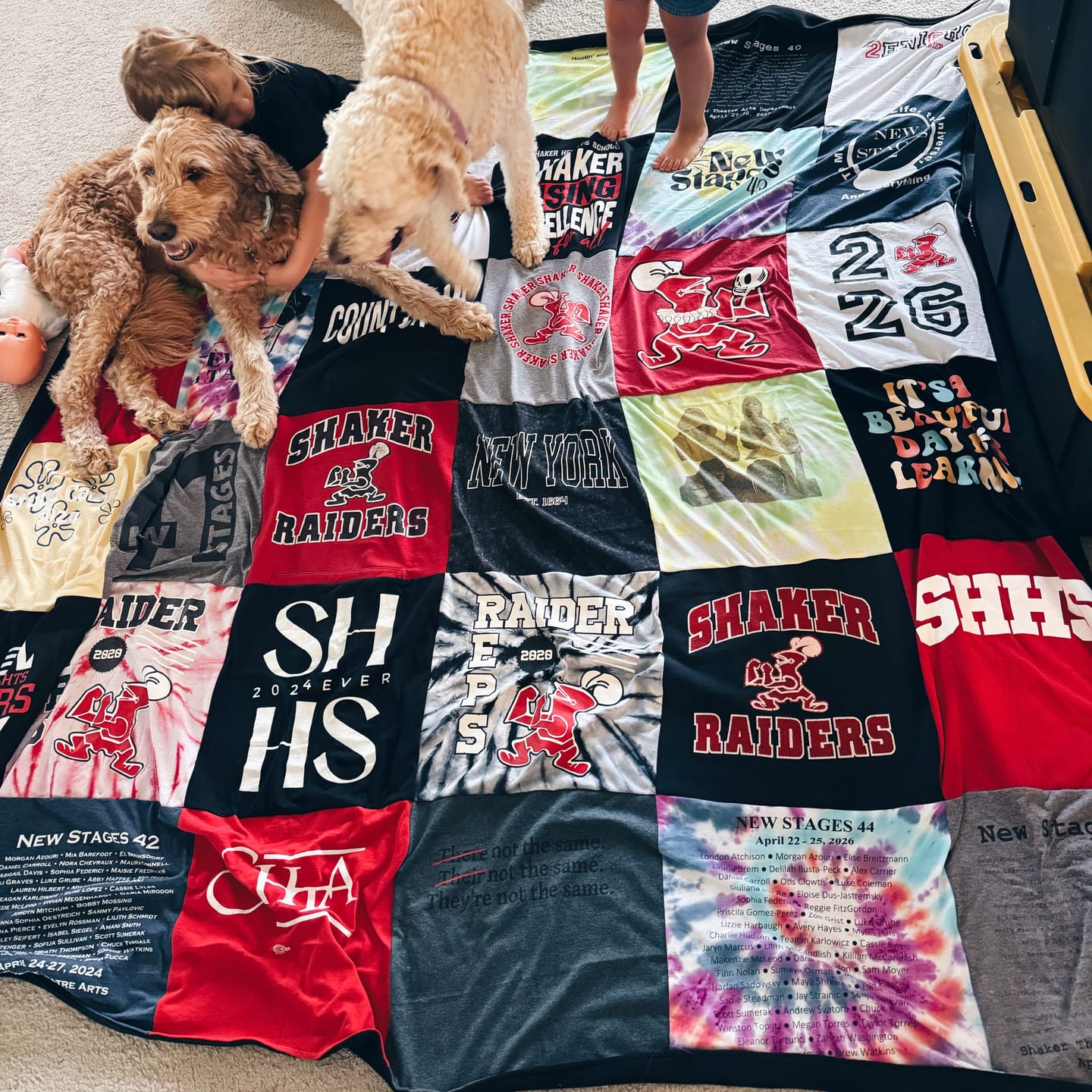Customer photo review of Project Repat T-Shirt Quilt