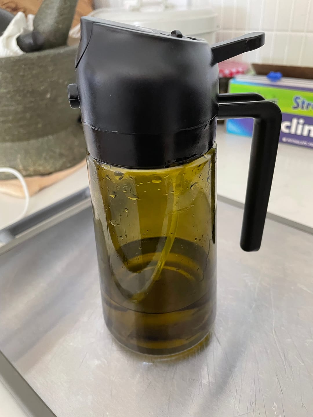 Customer photo review of 2 in 1 Oil Dispenser
