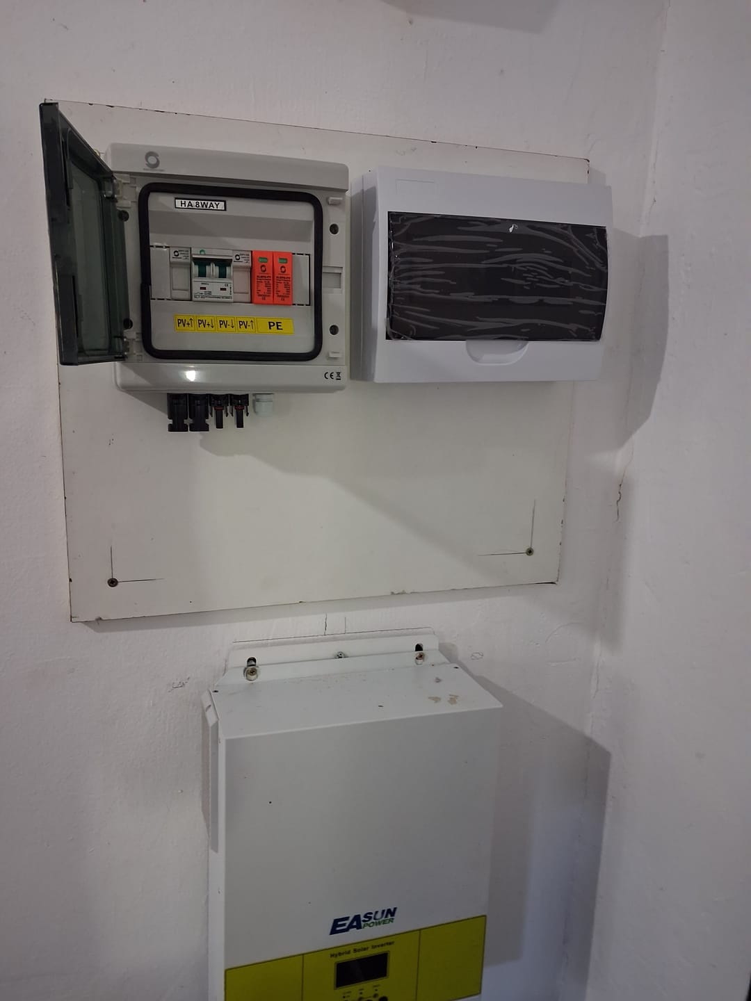 Customer photo review of Tablou sigurante pentru kiturile fotovoltaice 15A 500V cu un singur string