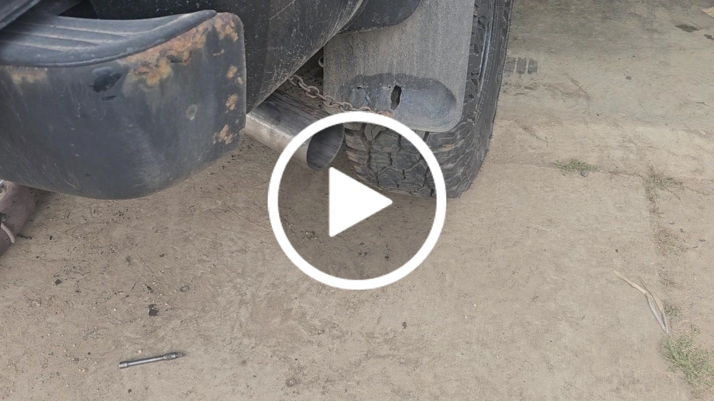 Customer video review of 2004.5-2007 Cummins 4" SS Turbo Back Exhaust System w/ Muffler (DDC-4D05M)