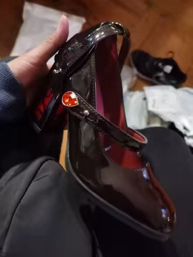 Customer photo review of Thorn Mary Janes