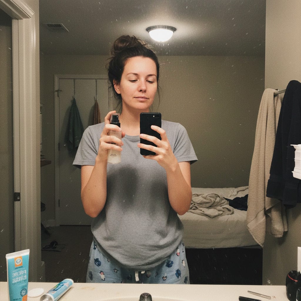 Customer photo review of Star Flash Make-Up Fixer Spray – Fissatore Illuminante