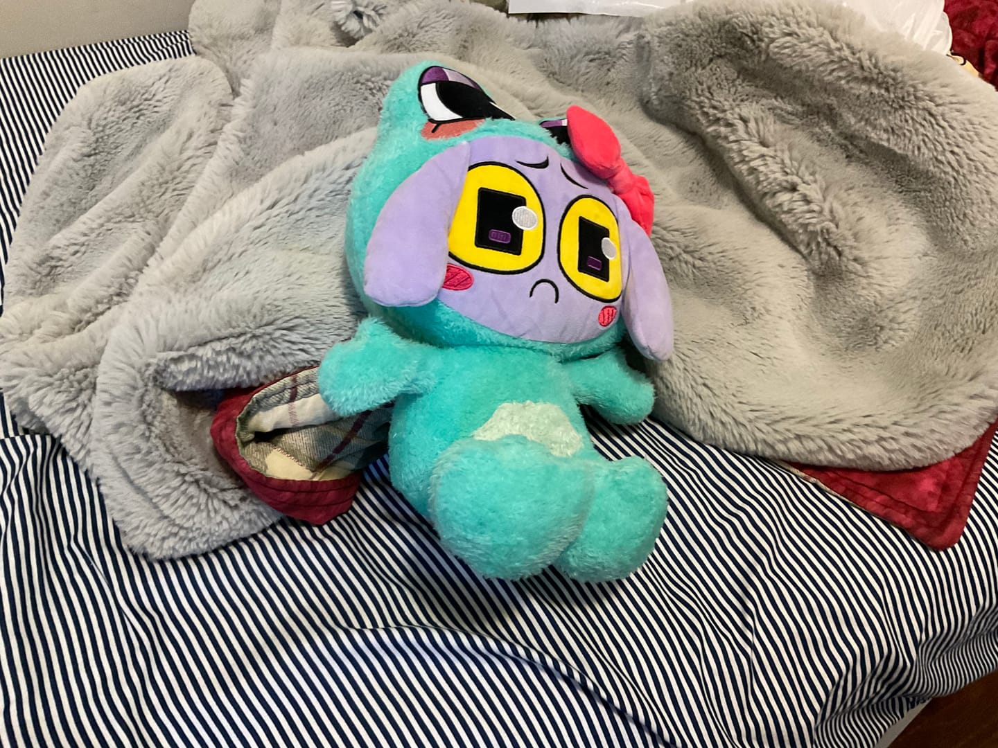 Customer photo review of Ribbit-Suit Jax Plush