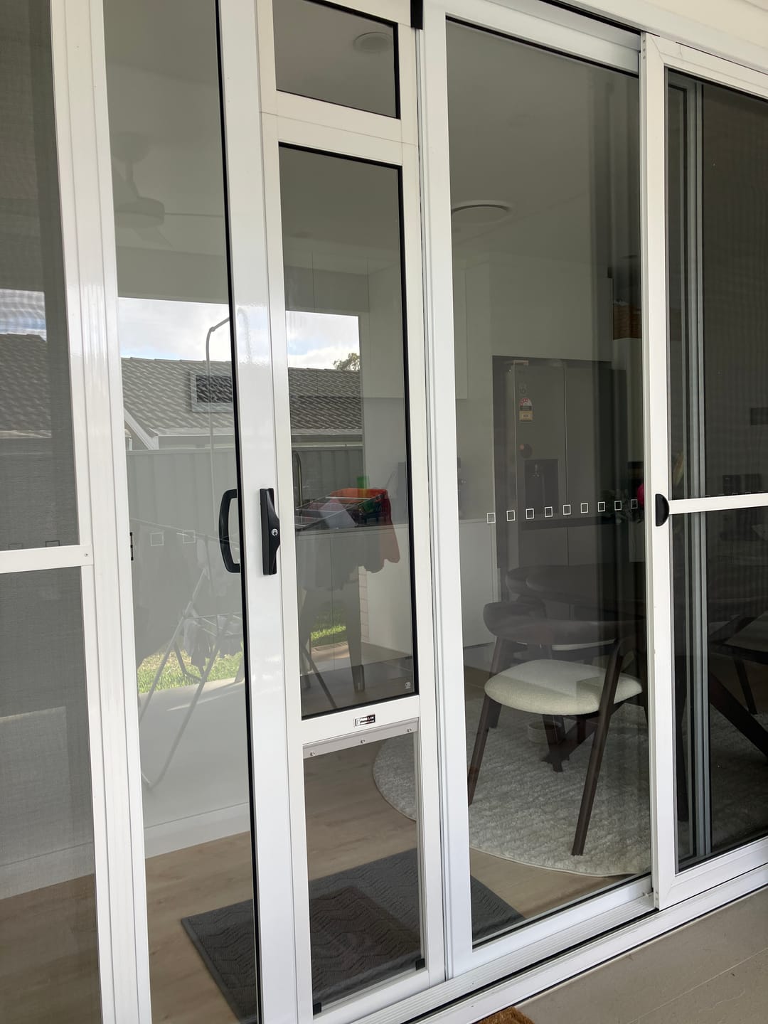 Customer photo review of Pet Door Inserts