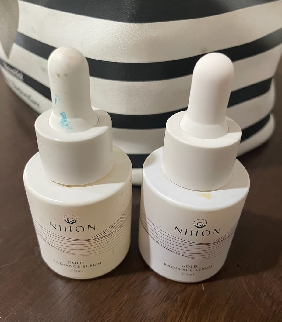Customer photo review of Gold Radiance Serum