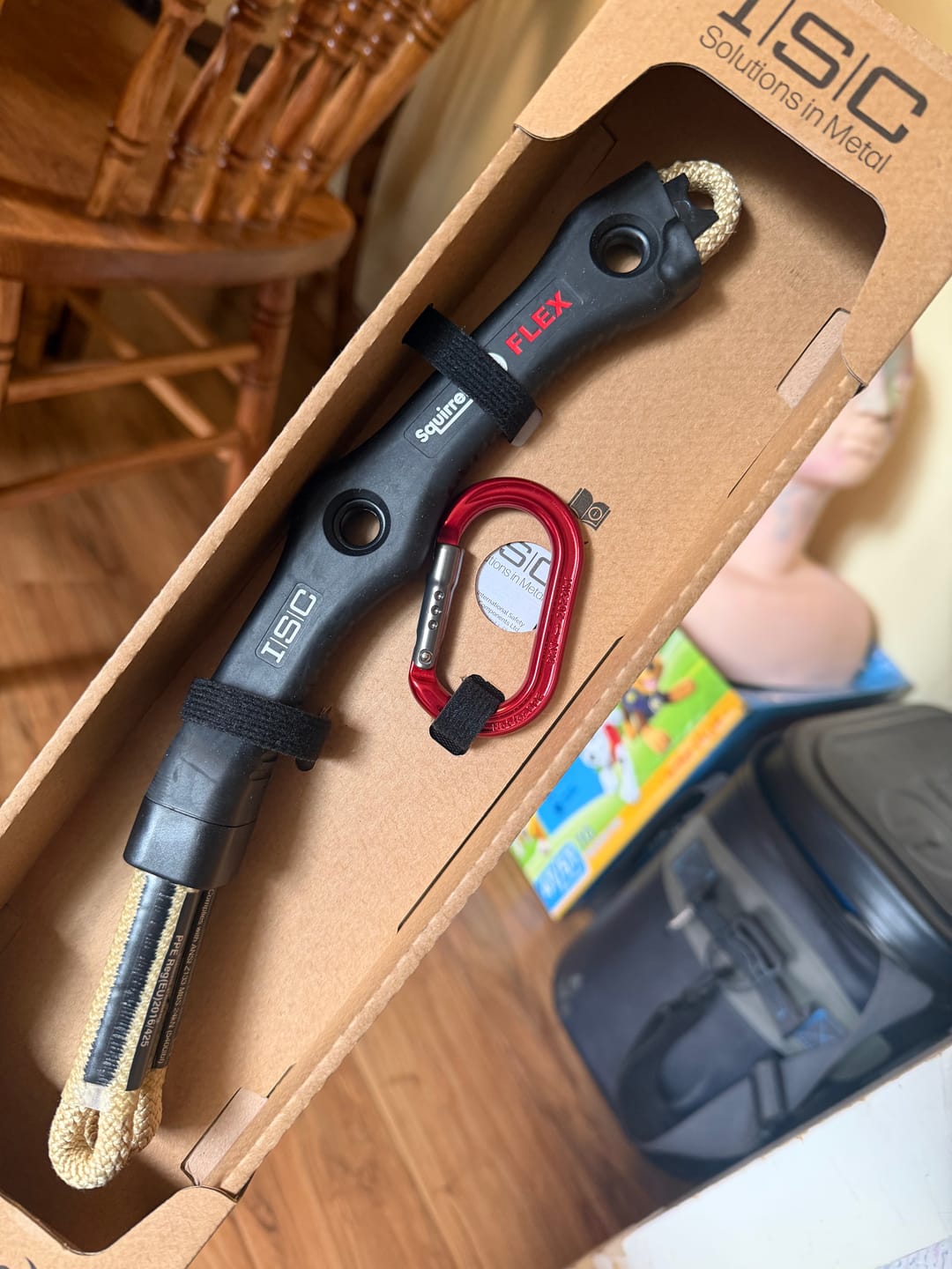 Customer photo review of ISC Chipmunk FLEX Tether