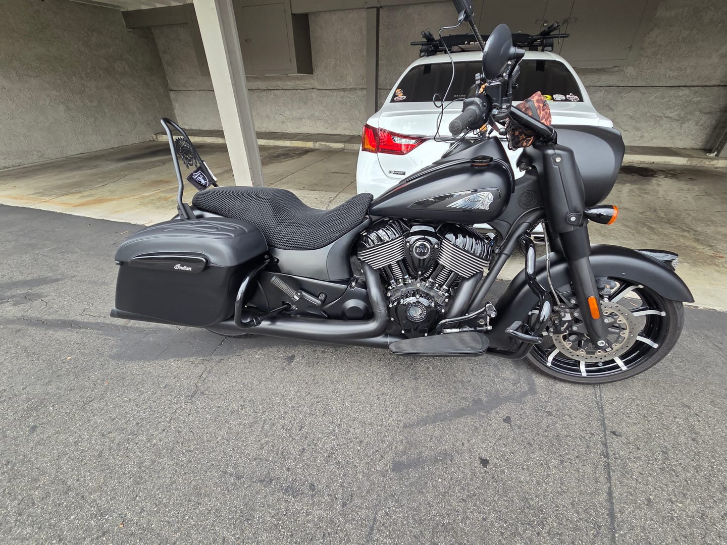 Customer photo review of Wind Rider Seat Cover