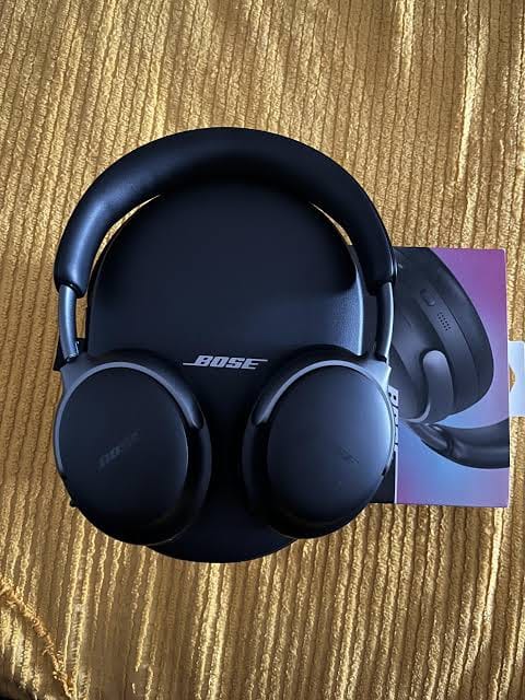 Customer photo review of New Quiet Comfort Ultra Wireless Noise Cancelling Headphones with Spatial Audio, Over-The-Ear Headphones with Mic, Up to 24 Hours of Battery Life, Black