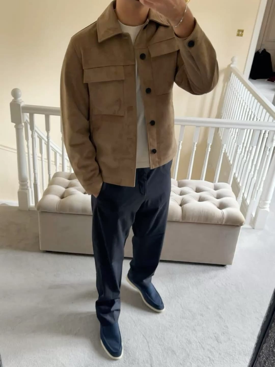 Customer photo review of Fur Zipper "Stockholm"- Dark Grey