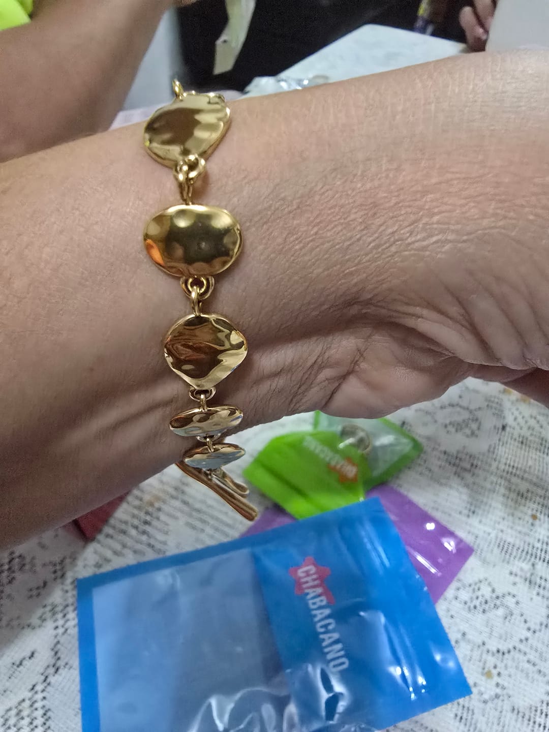 Customer photo review of Pulsera Nery