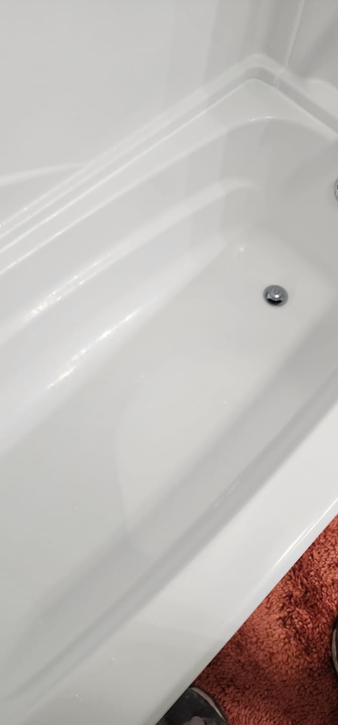 Customer photo review of Floor Crack Repair Kit