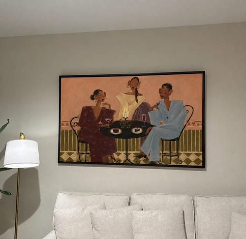 Customer photo review of Modern Folk Art ｜ Twilight Gathering