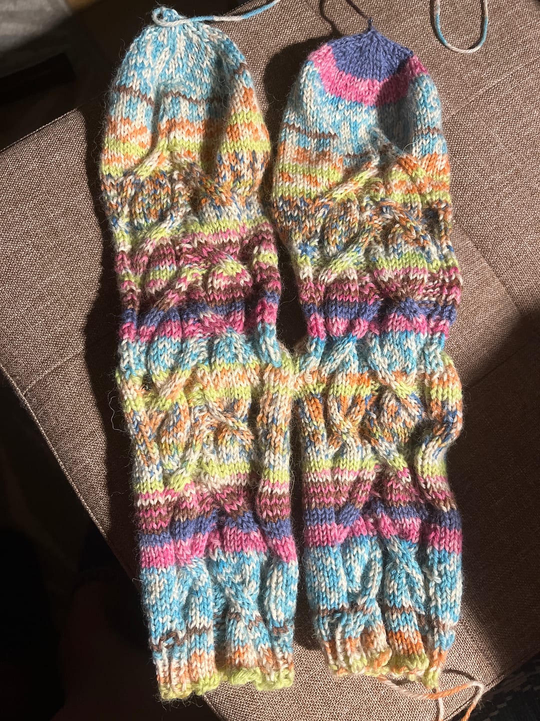 Customer photo review of HiMALAYA Wool Socks PRINT